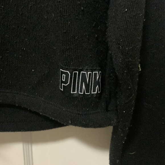 PINK ( Victoria’s Secret) cropped sweater - logo on the back - Picture 4 of 4